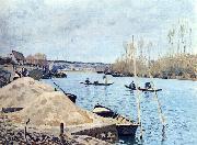 Alfred Sisley Seine bei Port Marly Germany oil painting artist
